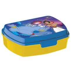 Puériculture-Repas-Vaisselle, coffret repas-Boite gouter aladin 15 cm