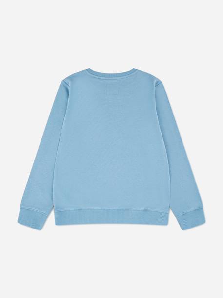 Sweat col rond Bleu / bleu 2 - vertbaudet enfant 