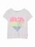 T-shirt fille à manches courtes Blanc 1 - vertbaudet enfant 