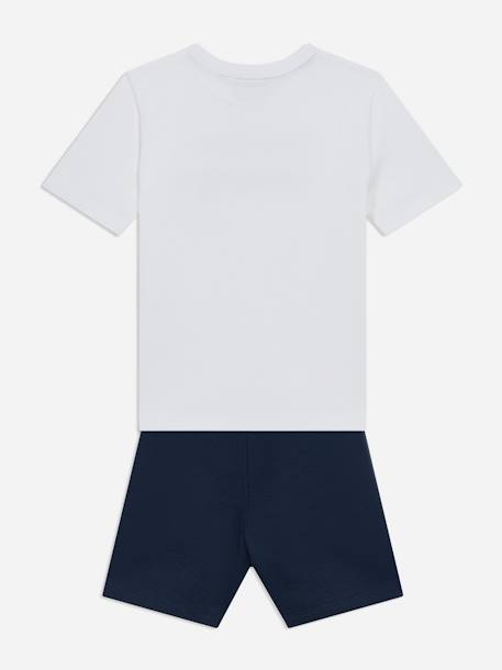Ensemble garçon 2 pièces Bleu foncé / blanc 2 - vertbaudet enfant 