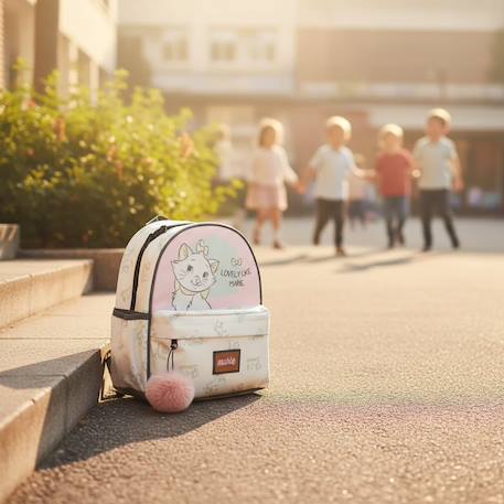 Sac à dos personnage marie motif disney Blanc / rose 2 - vertbaudet enfant 