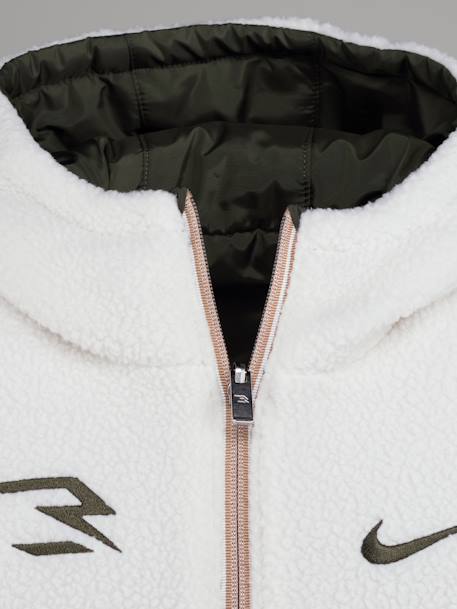 Parka garçon reversible Kaki / ecru+Marine / ecru+Noir / ecru 3 - vertbaudet enfant 