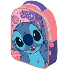 -Sac à dos maternelle mini zippé stitch 31 cm