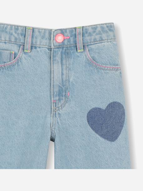 Jean fille coupe large Bleu 3 - vertbaudet enfant 