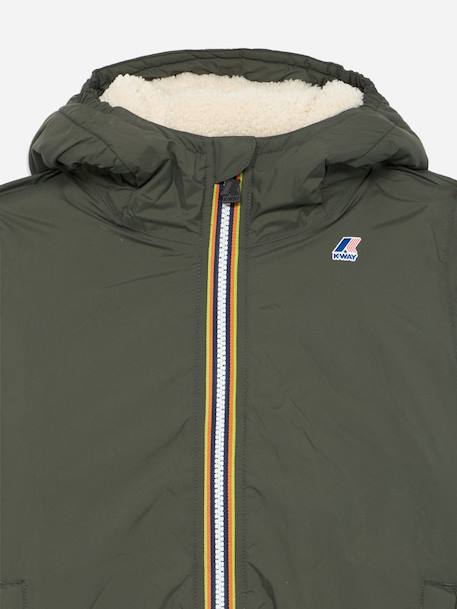 Blouson garçon p. Le vrai 4.0 claude orsetto Bleu+Vert 6 - vertbaudet enfant 
