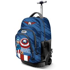 -Sac à dos à roulettes captain america marvel 47 cm trolley haut de gamme