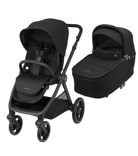 Pack poussette naissance oxford+, cosi pebble 360 pro 2, embase familyfix 360 pro Twillic black+Twillic graphite+Twillic green+Twillic truffle 2 - vertbaudet enfant 