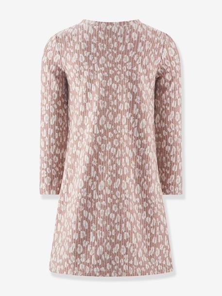 Robe avec motif relief fille Happy Girls rose nude 2 - vertbaudet enfant 
