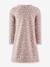 Robe avec motif relief fille Happy Girls rose nude 2 - vertbaudet enfant 