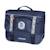Cartable messenger garçon camps 38 cm 2 compartiments bandes réfléchissantes Bleu / blanc 1 - vertbaudet enfant 