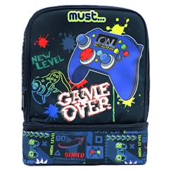 Puériculture-Sac goûter isotherme game over must 24 cm sac déjeuner