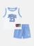 Ensemble garçon 2 pièces Bleu / blanc+Noir / rouge+Vert / noir 1 - vertbaudet enfant 