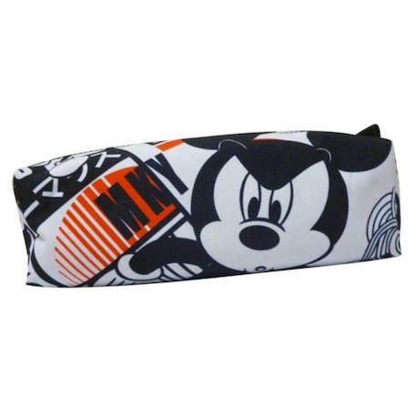Fille-Accessoires-Trousse à crayons tissu imprimé motif mickey power up mickey mouse
