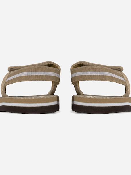 Sandales garçon à scratch Beige+Lavender blue+Noir+Vert foncé 3 - vertbaudet enfant 
