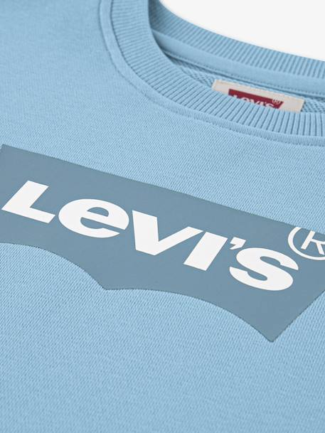 Sweat col rond Bleu / bleu 3 - vertbaudet enfant 