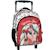 Sac à dos à roulettes licorne love 31 cm - grm - trolley maternelle Rose 1 - vertbaudet enfant 