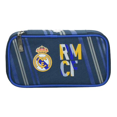 Fille-Accessoires-Trousse rectangulaire real madrid en textile type canvas grand volume