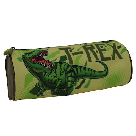 Fille-Accessoires-Trousse ronde t-rex en tissu synthétique