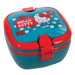 Puériculture-Boîte à repas enfants hello kitty 18 x 9 x 15 cm pvc