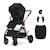 Poussette Kinderkraft VESTO 2 pliage avec assise installée, siège réversible jusqu’à 22 kg, roues 8/11”, éco-cuir Beige+Gris+Noir 13 - vertbaudet enfant 