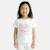 T shirt fille manches courtes Blanc+Fushia+Marine+Rosatre 1 - vertbaudet enfant 