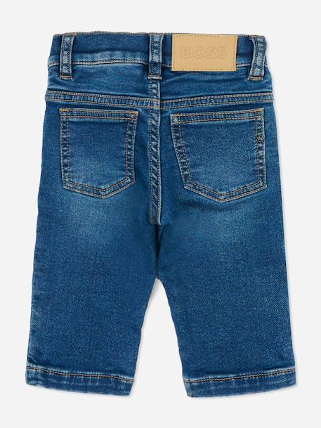 Jean garçon taille élastique Bleu clair+Bleu foncé 5 - vertbaudet enfant 