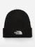 Bonnet garçon à revers Gris moyen+Noir 4 - vertbaudet enfant 
