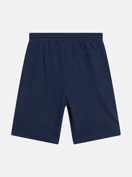 Short garçon taille élastique Bleu foncé+Noir 3 - vertbaudet enfant 