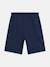 Short garçon taille élastique Bleu foncé+Noir 3 - vertbaudet enfant 