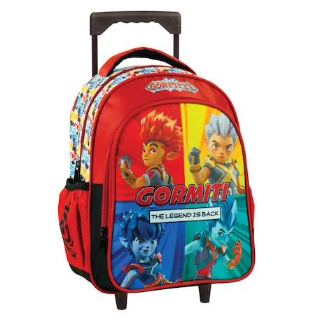 Garçon-Sac à dos maternelle à roulettes gormiti the legend 30 cm - trolley enfant