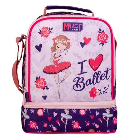 Sac goûter isotherme must i love ballet 24 cm sac déjeuner Multicolore 1 - vertbaudet enfant 