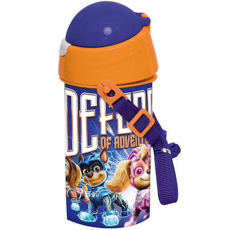 Gourde enfant pat patrouille pvc 500 ml avec sangle amovible Orange 1 - vertbaudet enfant 