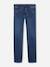 Jean garçon coupe slim Bleu foncé 1 - vertbaudet enfant 