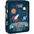 Trousse à fermeture zippée 2 compartiments espace 21 cm Bleu marine 1 - vertbaudet enfant 