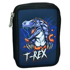 -Trousse double compartiment remplie t-rex bmu