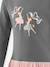 Robe avec jupe en tulle et ballerines fille Happy Girls gris 3 - vertbaudet enfant 