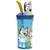 Gourde bluey 360 ml avec paille intégrée et bouchon 3d bluey Bleu 1 - vertbaudet enfant 