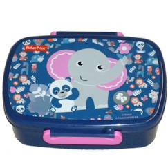 Puériculture-Boîte à goûter enfant 17 cm éléphant et panda en pvc – fisher-price