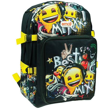Fille-Accessoires-Sac à dos emoji best mixx 45 cm à 2 compartiments zippés emoji