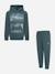 Ensemble deux pièces pour bébé sweat à capuche et pantalon Vert 1 - vertbaudet enfant 
