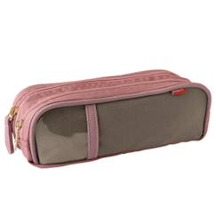 Jouet-Matériel scolaire-Trousse rectangulaire kickers girl 22 cm 2 compartiments