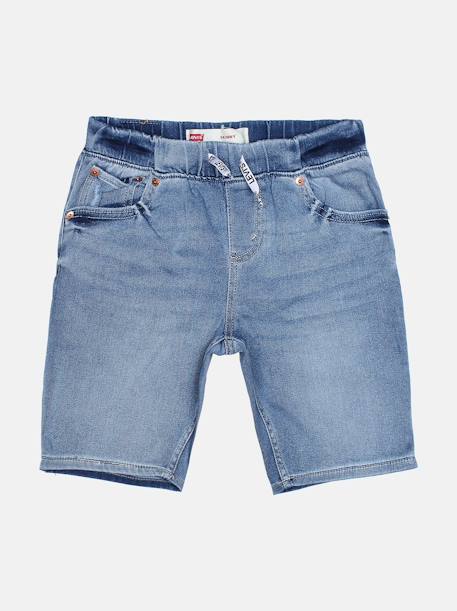 Short garçon taille élastique Bleu+Bleu jean+Bleu marine 1 - vertbaudet enfant 