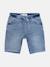 Short garçon taille élastique Bleu+Bleu jean+Bleu marine 1 - vertbaudet enfant 