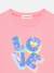 T-shirt fille à manches courtes Rose 3 - vertbaudet enfant 