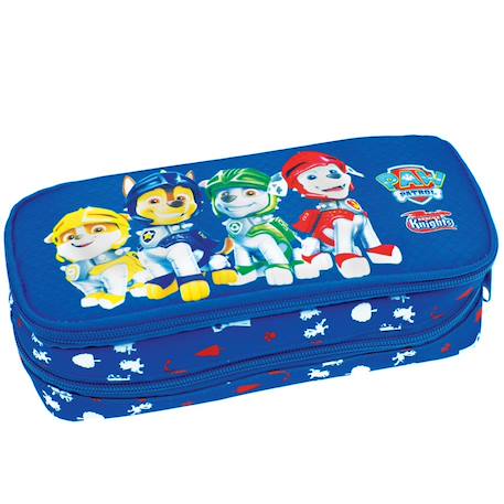 Trousse scolaire polyester motif chevaliers pat patrouille Bleu 1 - vertbaudet enfant 