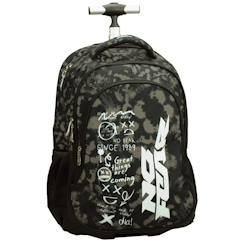 -Sac à dos trolley scolaire no fear doodles 48 cm - 2 compartiments