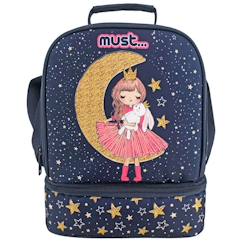 Puériculture-Sac goûter isotherme girl moon must 24 cm sac déjeuner