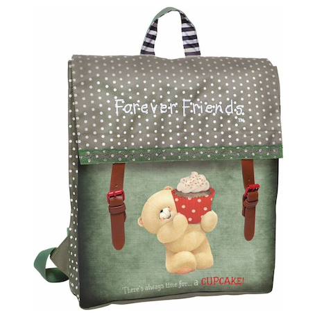 Fille-Accessoires-Sac à dos aspect toile à pois forever friends cupcake 37 cm