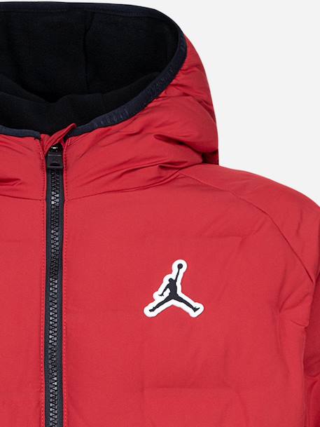 Doudoune garçon à capuche Rouge 2 - vertbaudet enfant 
