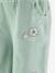 Pantalon en velours côtelé avec fleurs fille Happy Girls vert sauge 3 - vertbaudet enfant 